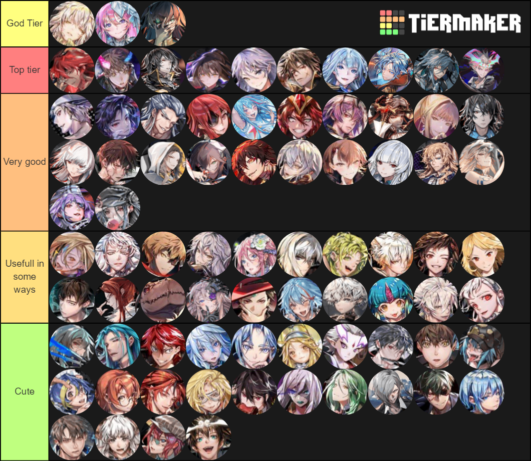 Hero Cantare Characters Tier List (Community Rankings) - TierMaker