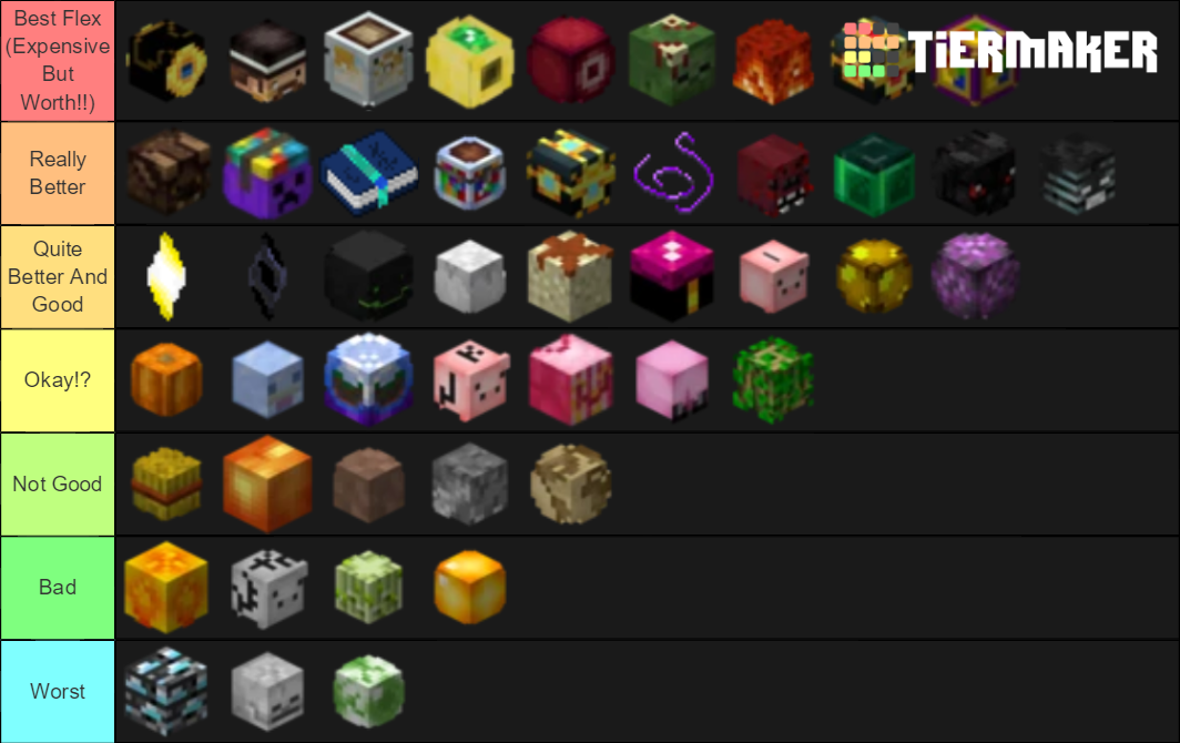 Hypixel SB Talismans Tier List Rankings) TierMaker