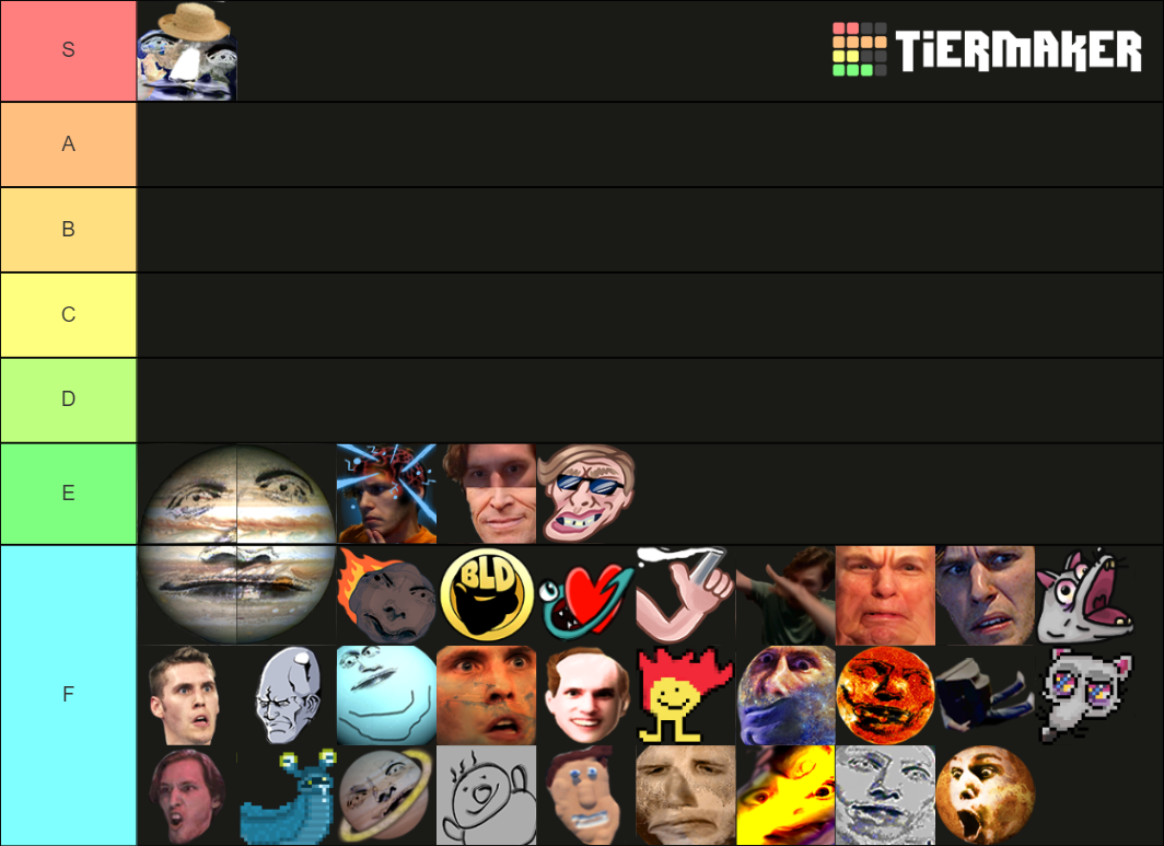 Jerma Emotes Tier List Rankings) TierMaker