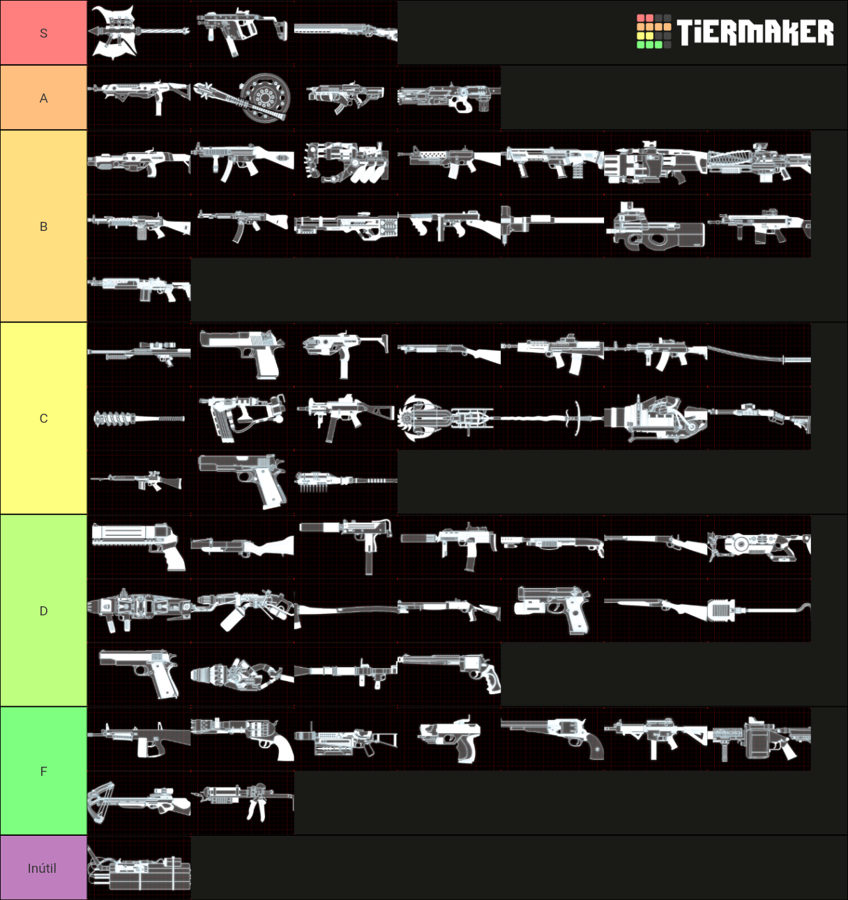 Killing Floor 2 Weapons Tier List Rankings) TierMaker