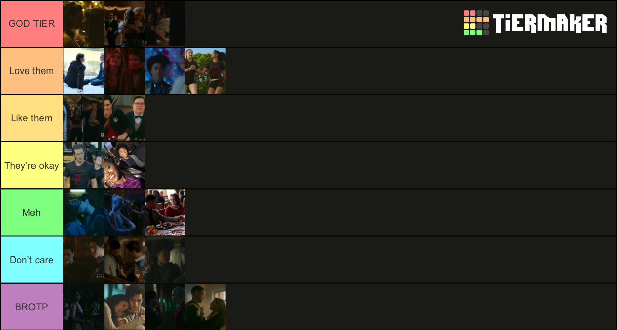 legacies ships updated Tier List Rankings) TierMaker