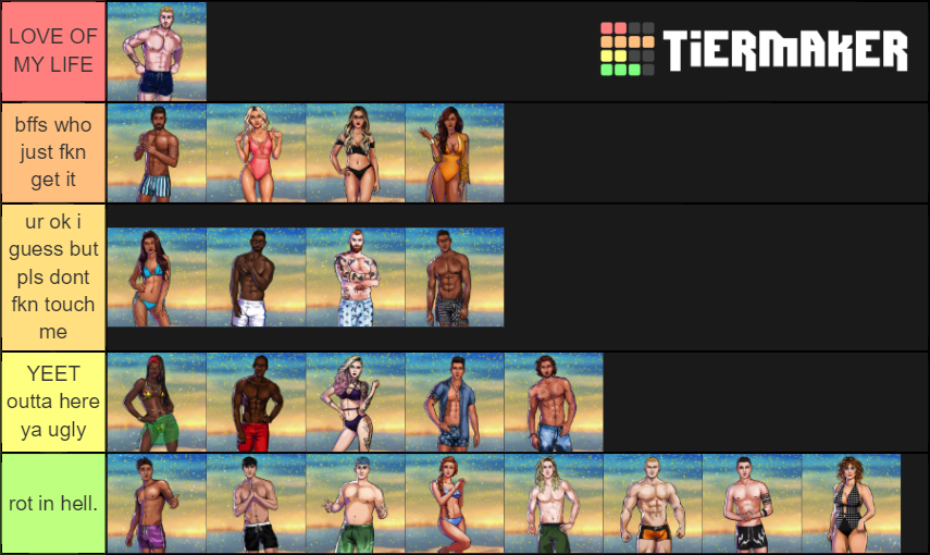 love-island-game-season-2-character-tier-list-community-rankings