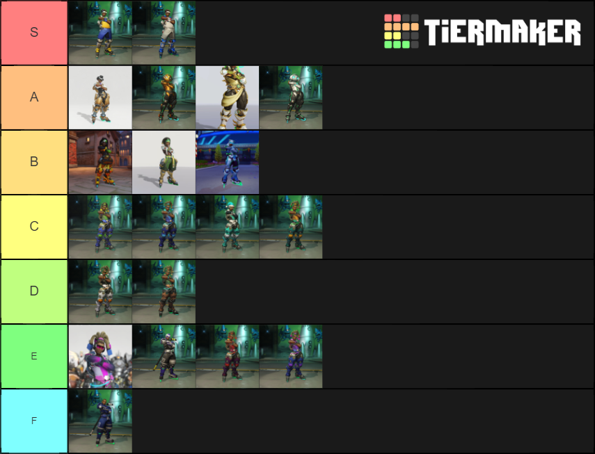 Lucio Skins (Including All Star) Tier List (Community Rankings) - TierMaker