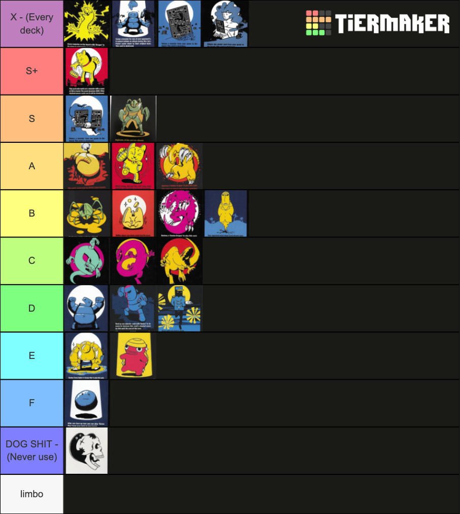 MCC cards 130 Tier List Rankings) TierMaker