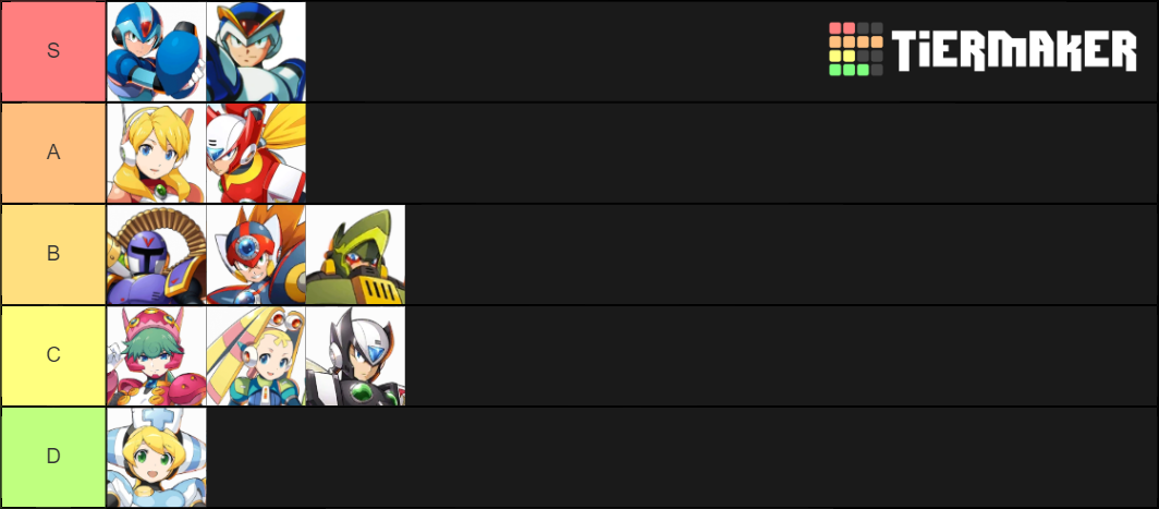 Mega Man X DiVE Tier List (Community Rankings) - TierMaker