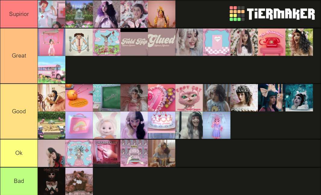 Melanie Martinez Songs Tier List Rankings) TierMaker