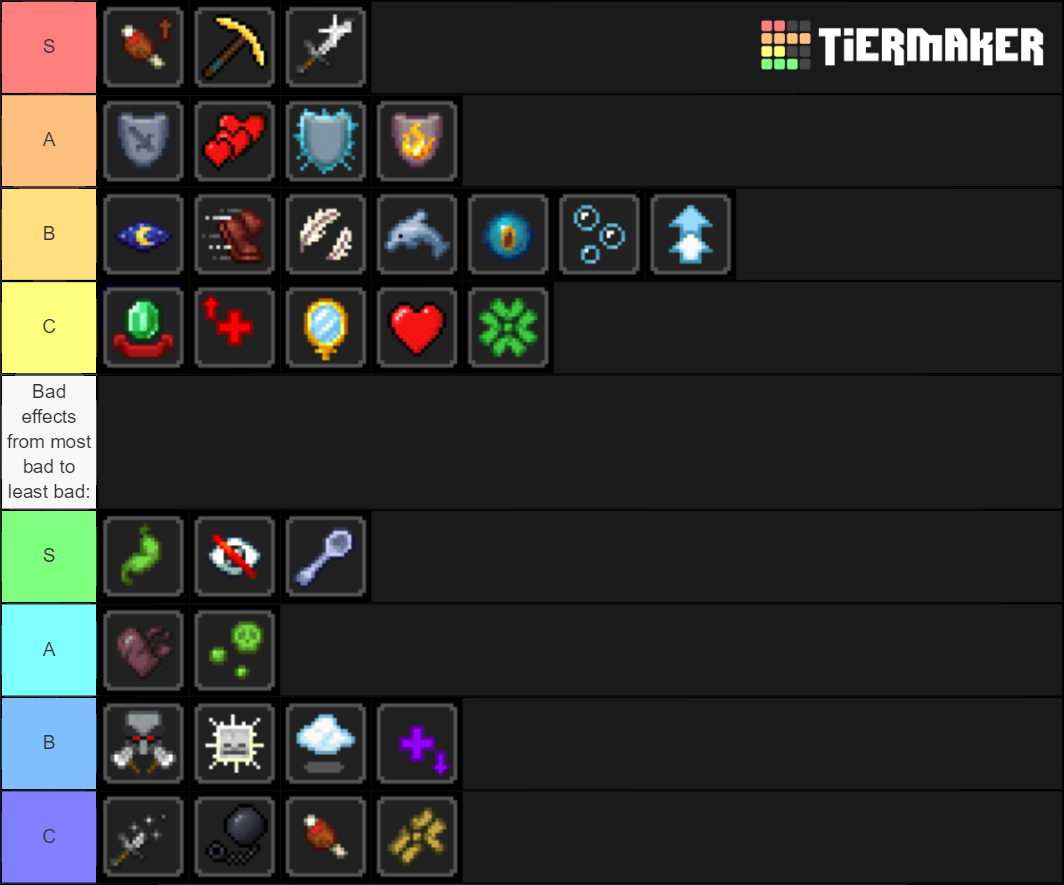 list of minecraft effects