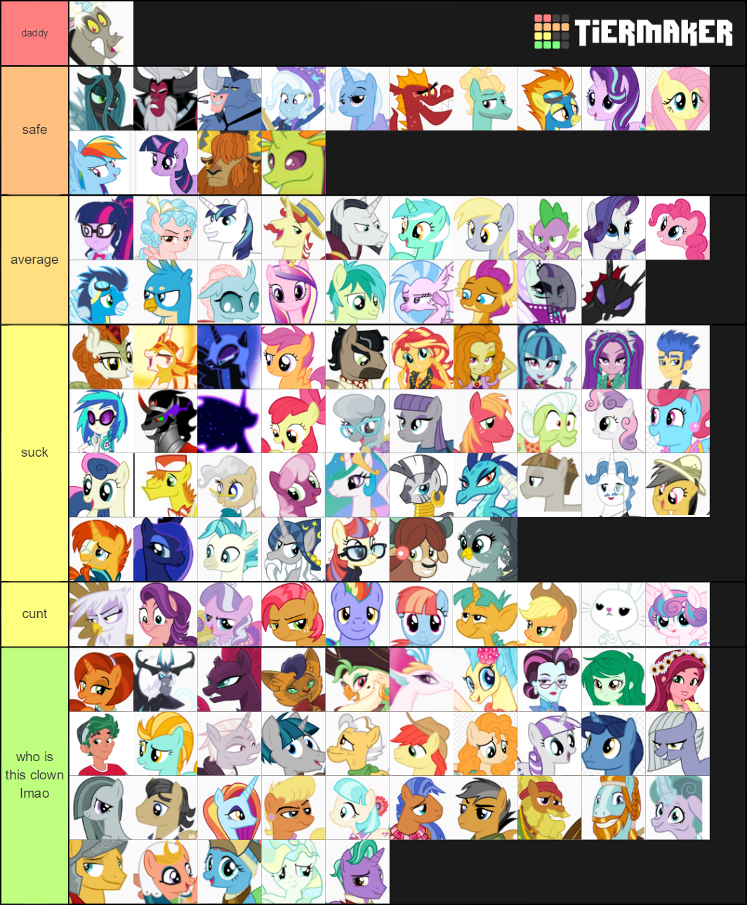 Mlp Fim Characters