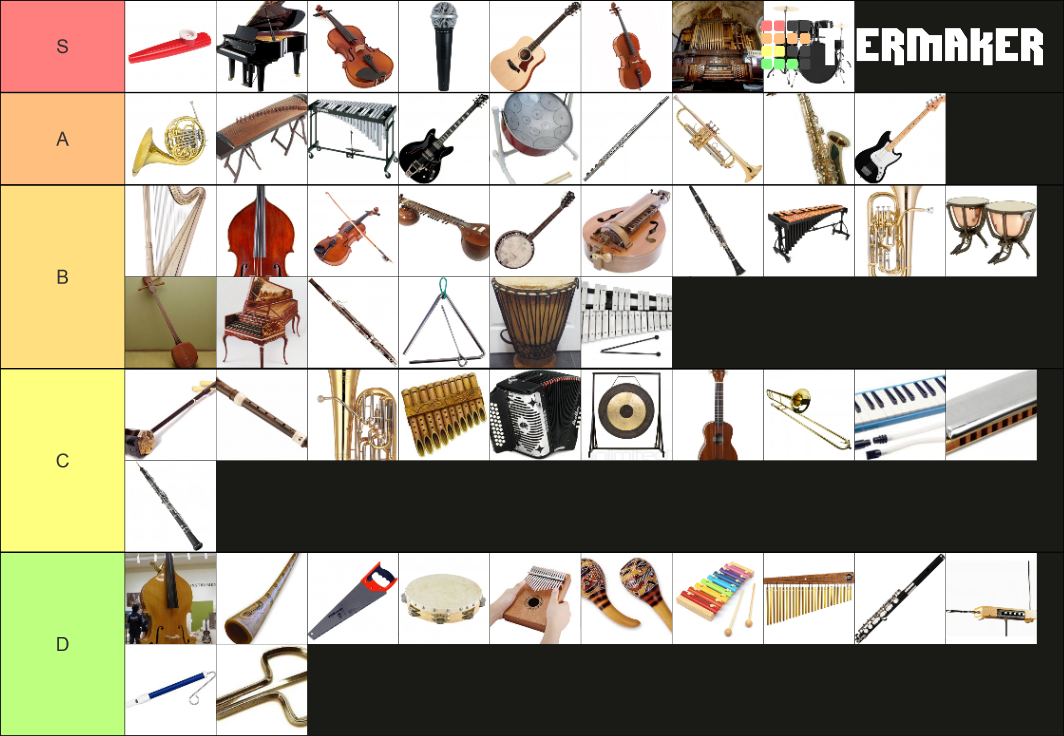 musical-instruments-tier-list-community-rankings-tiermaker