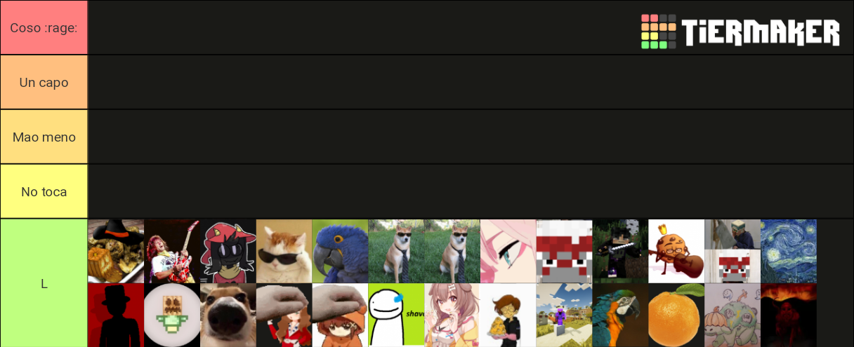 Pana Admin Tier List (Community Rankings) - TierMaker