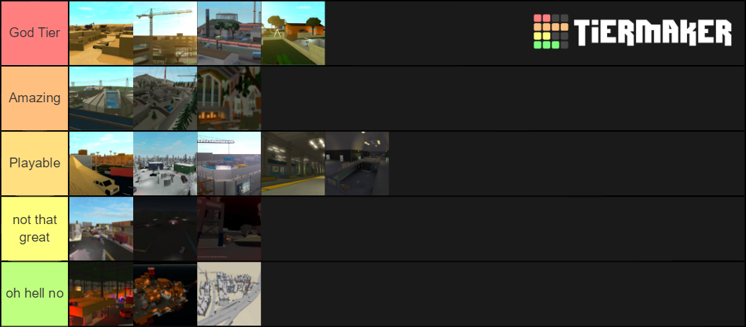 Phantom Forces Maps Tier List (Community Rankings) - TierMaker