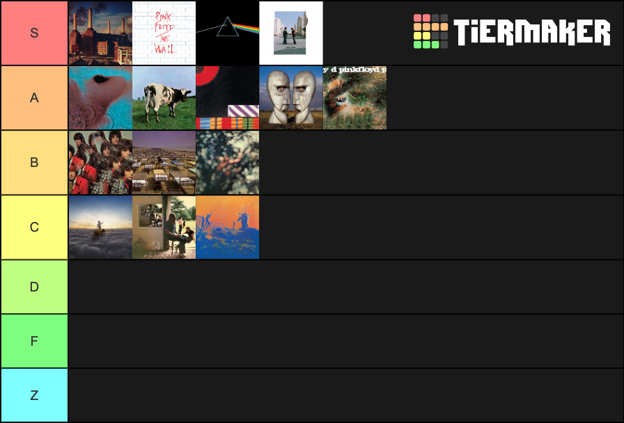 Pink Floyd Albums Tier List Community Rankings Tiermaker 7765