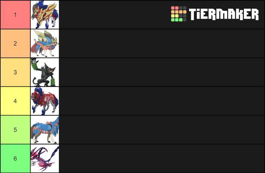 Pokemon Gen 8 Legendaries & Mythicals (as of June 2020) Tier List ...