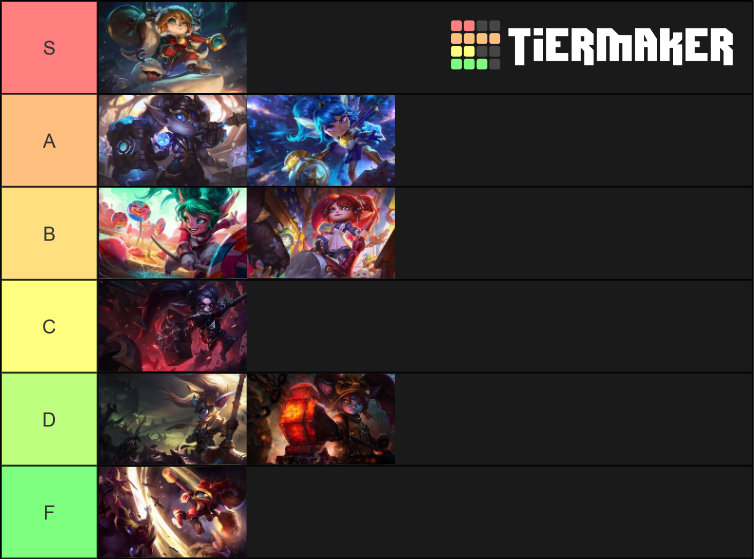 Poppy Skins Tier List Rankings) TierMaker