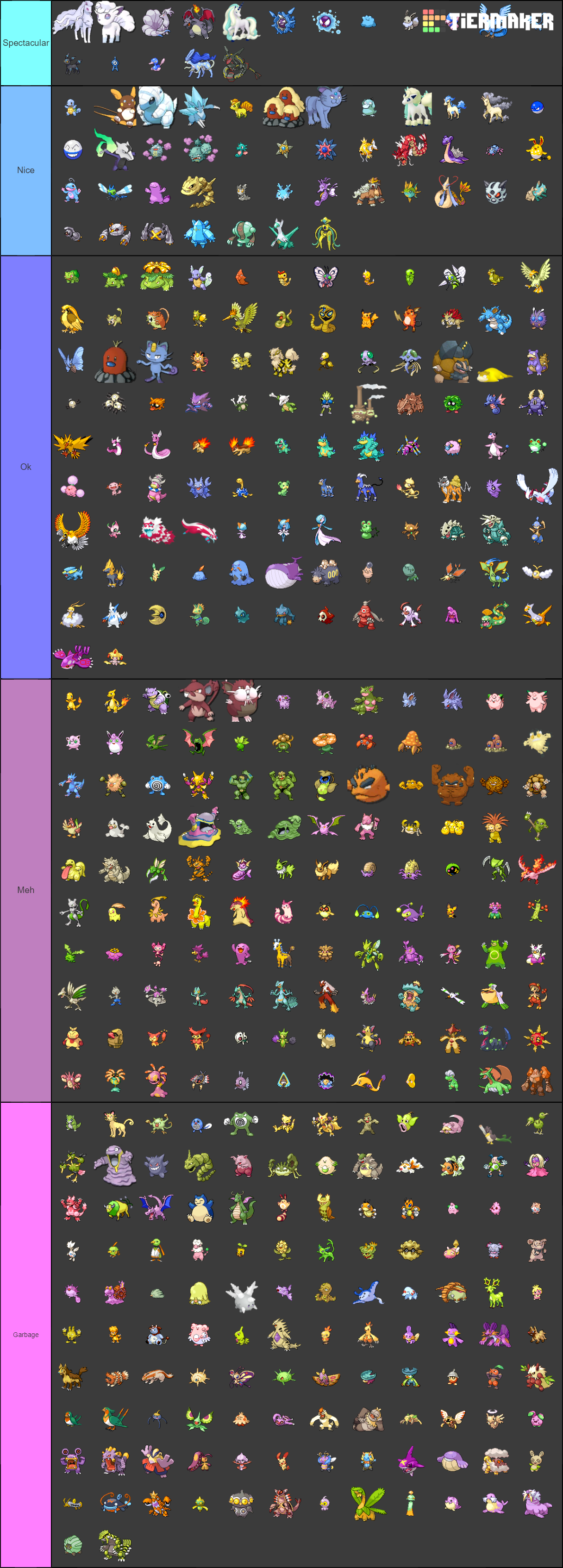 Pokemon Shinies Tier List (Community Rankings) - TierMaker