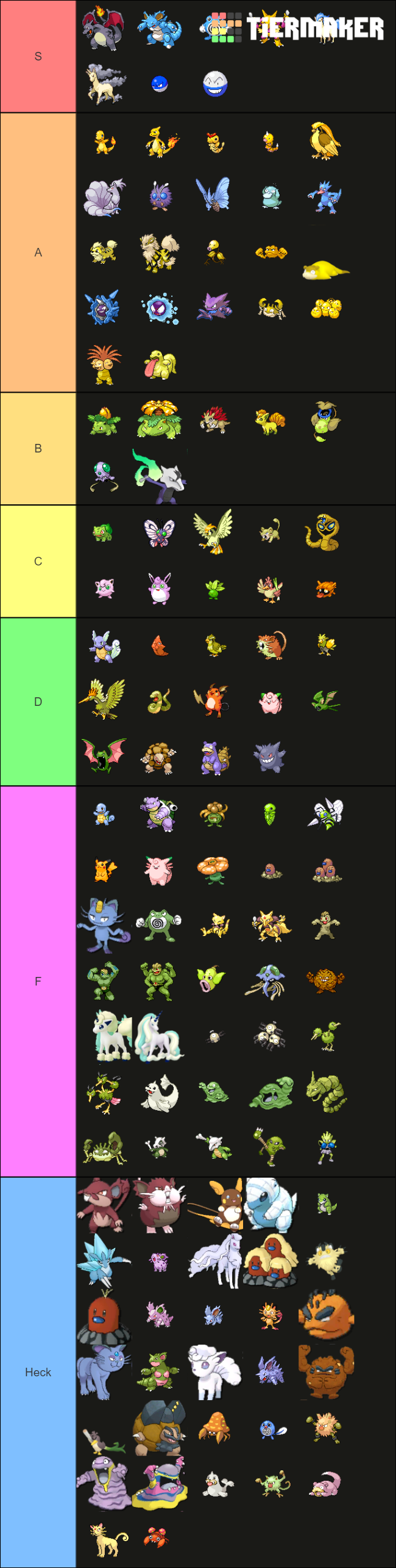 Pokemon Shinies Tier List (Community Rankings) - TierMaker