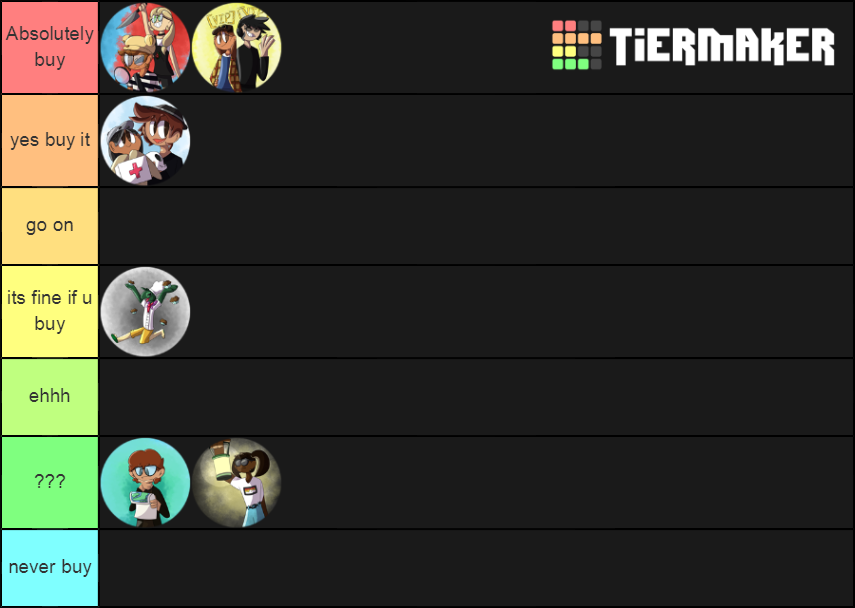 Roblox Flicker Gamepasses Tier List Community Rankings Tiermaker 