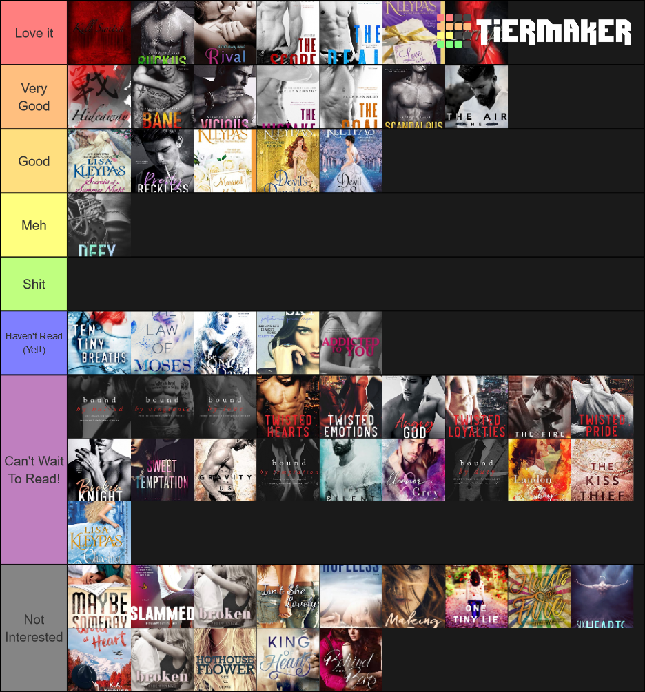 romance-books-tier-list-community-rankings-tiermaker