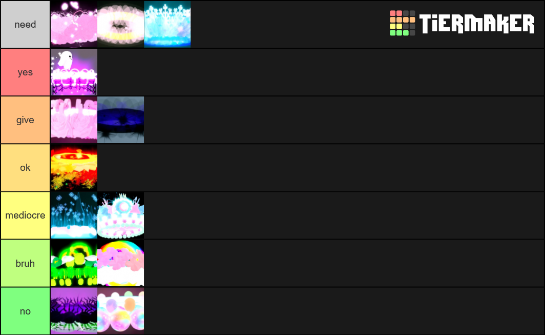 Royale High Halos By @Sukiiten Tier List (Community Rankings) - TierMaker