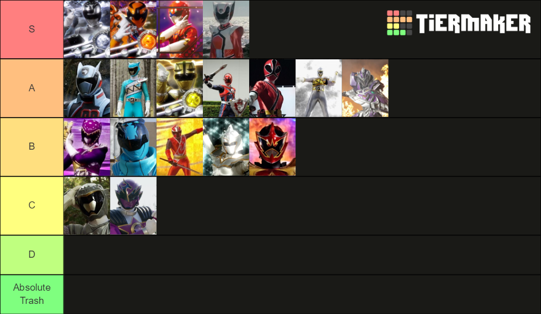 Sentai Extra Ranger And Hero Tiers Tier List Community Rankings