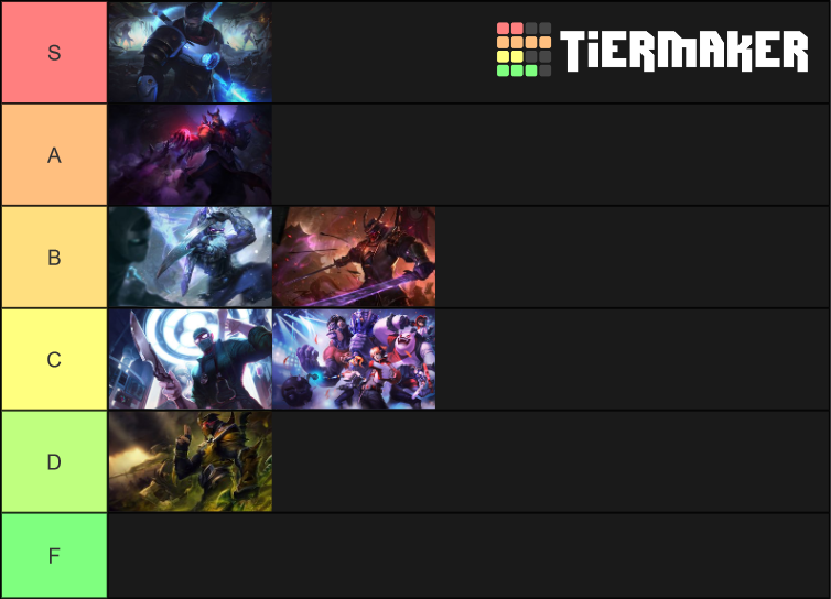 Shen Skins Tier List (Community Rankings) - TierMaker