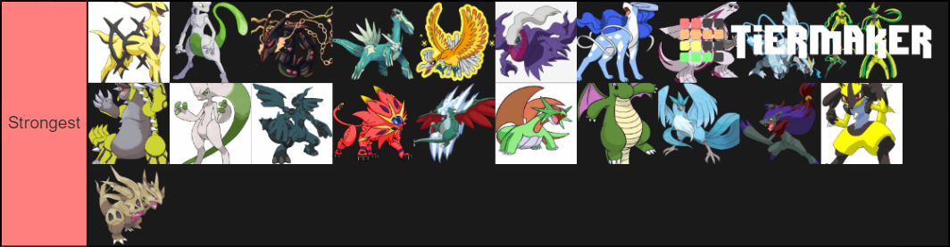 Shiny Legendary Pokemon Tier List (Community Rankings) - TierMaker