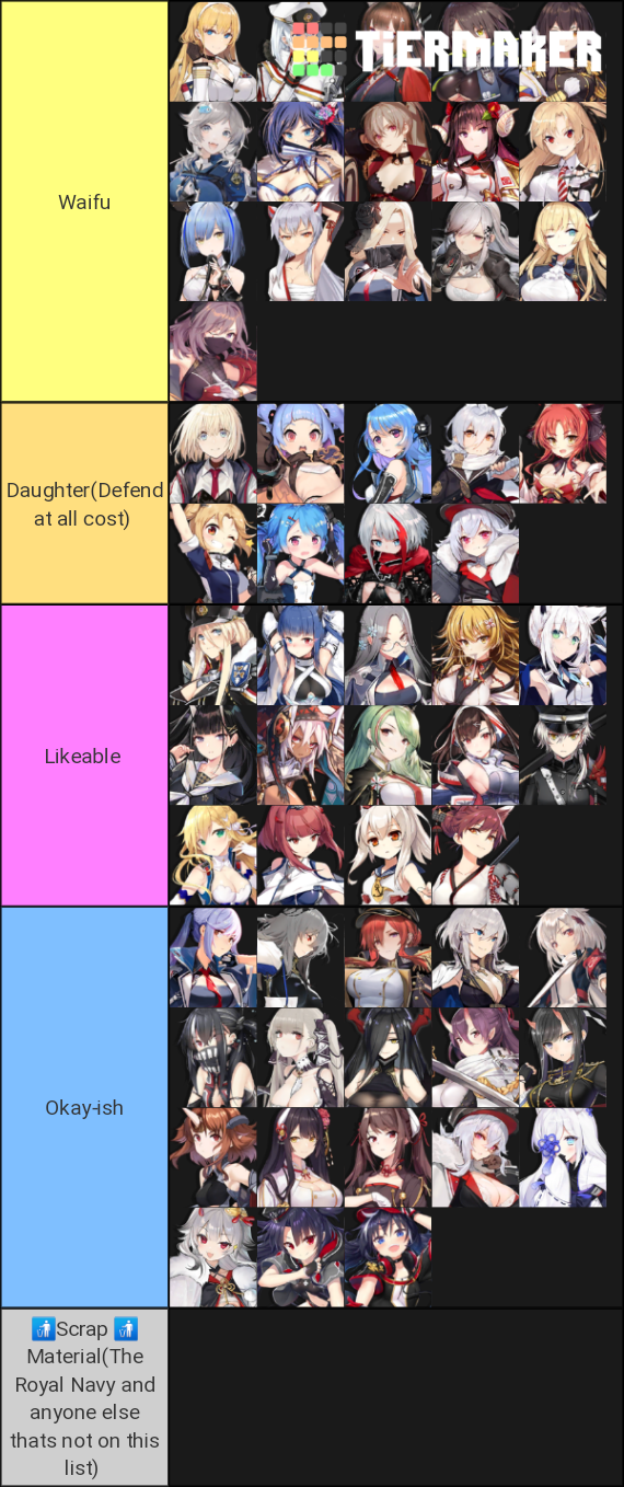 Shipfu Azur lane Tier List Rankings) TierMaker