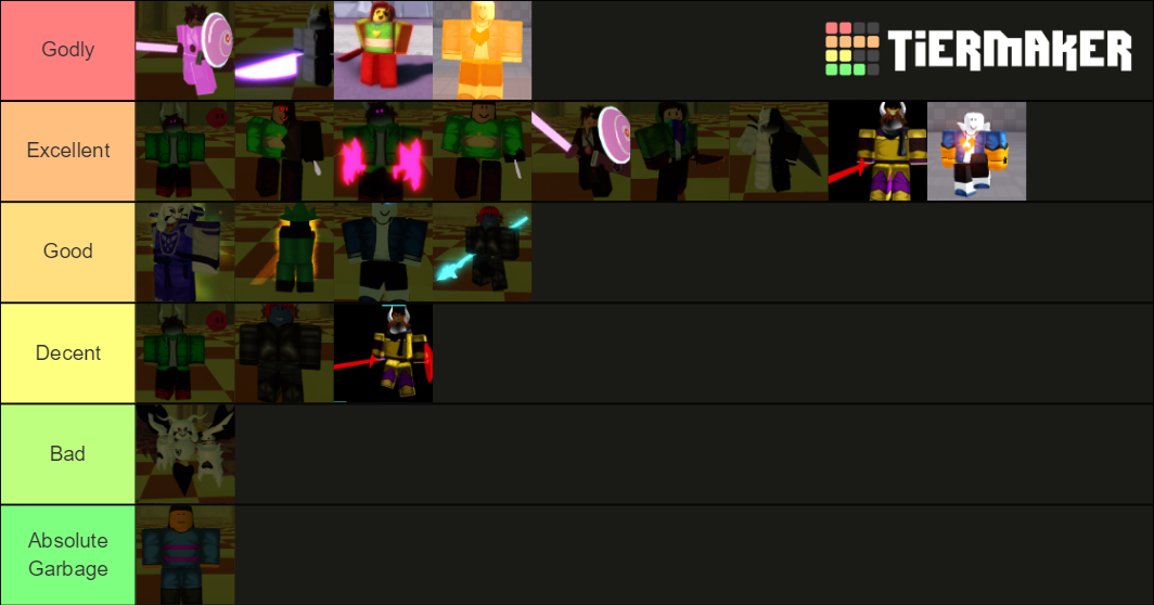 SoulShatters Community Character Tier List (Community Rankings) - TierMaker