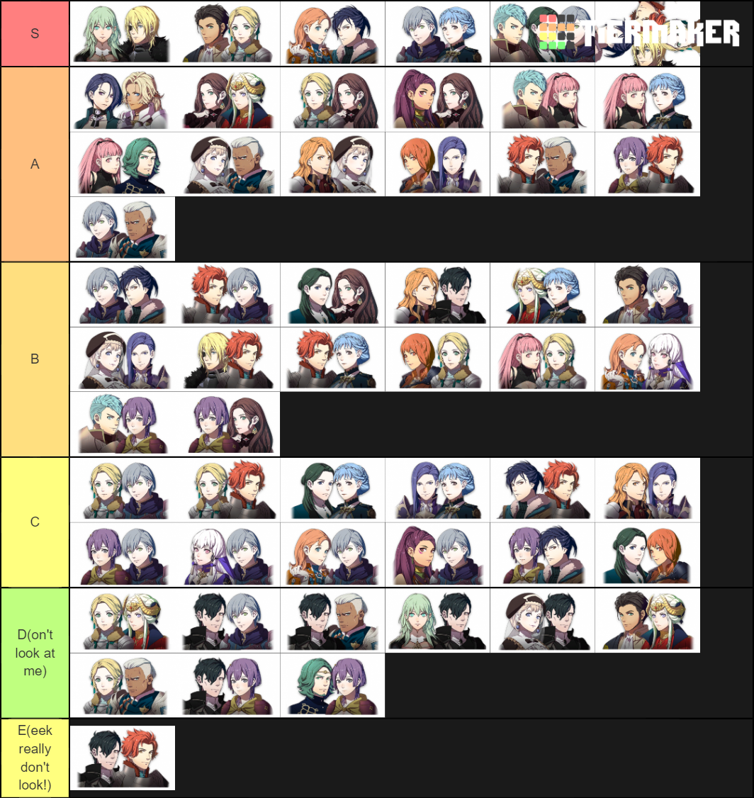 fe3h ships Tier List (Community Rankings) - TierMaker