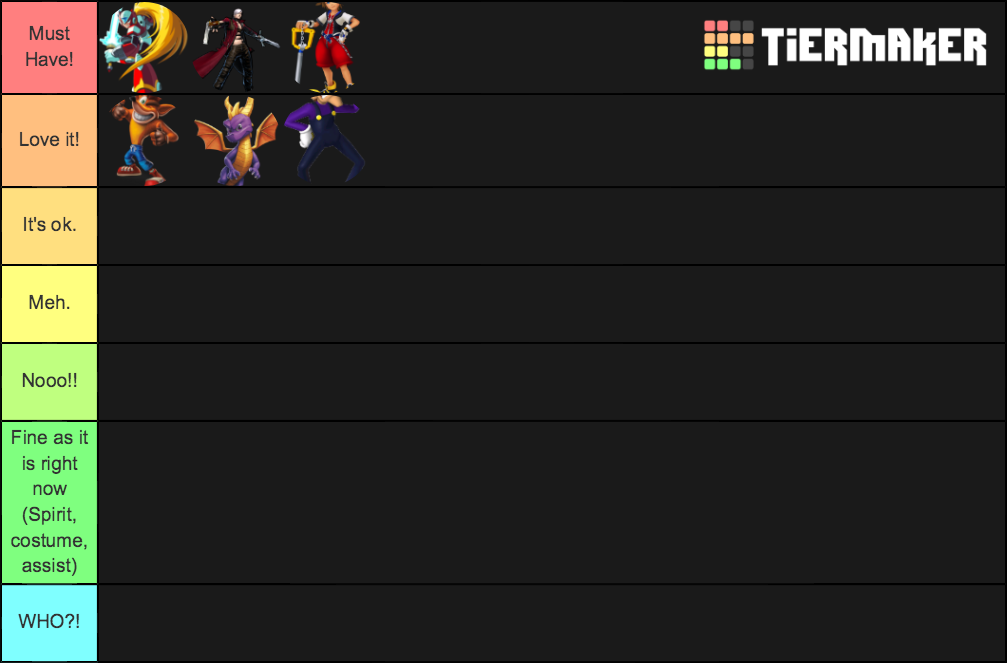 ssbu-dlc-want-list-tier-list-community-rankings-tiermaker