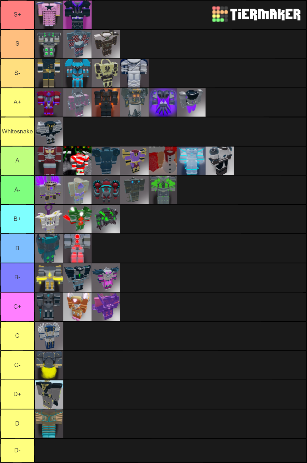 Stands Online V7 Tier List Rankings) TierMaker