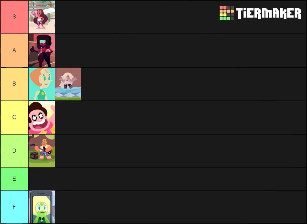 steven universe save the light tier list