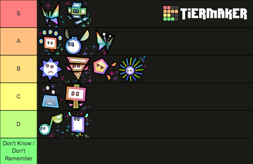 Super Paper Mario Pixels Tier List Rankings) TierMaker