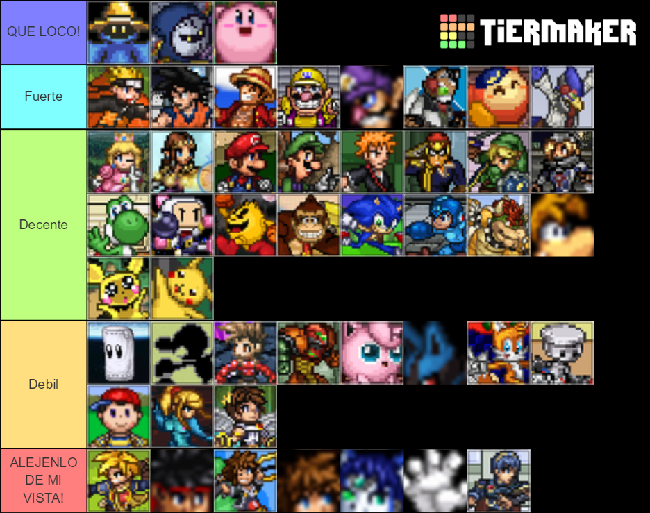 Super Smash Flash 2 Tier List (Community Rankings) - TierMaker