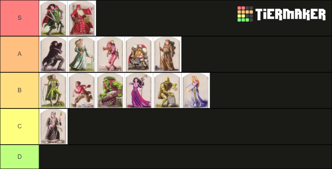 Talisman characters Tier List (Community Rankings) - TierMaker