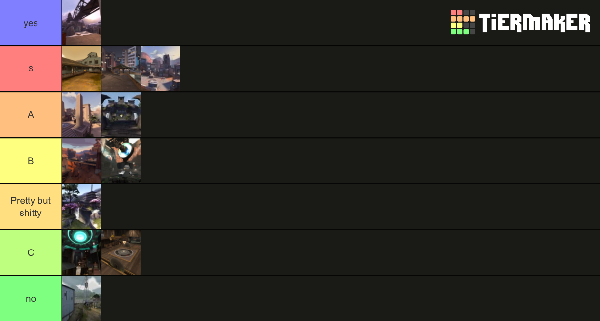 Team Fortress 2 KOTH Maps Tier List (Community Rankings) - TierMaker