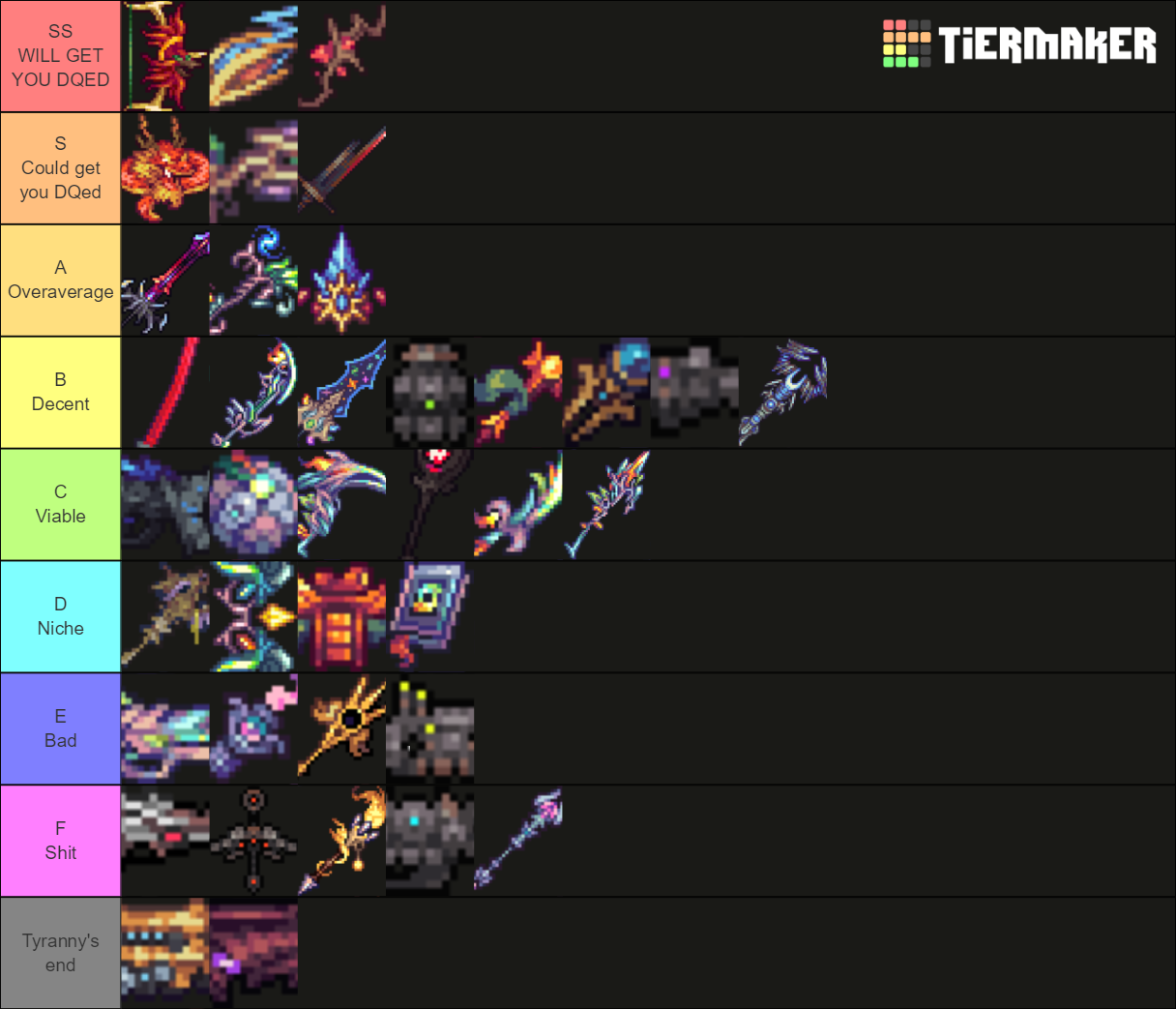 Terraria Calamity Mod Weapon Supreme Calamitas Tier List Community   Terraria Calamity Mod Weapon Tier List Supreme Calamitas 710854 1608062111 