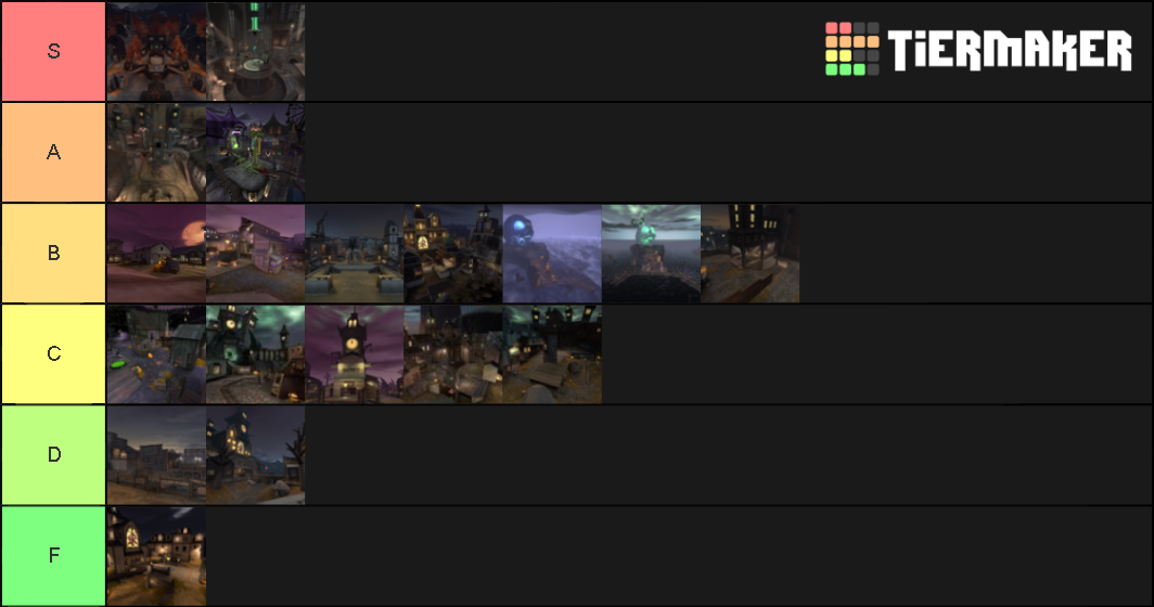 TF2 Halloween Maps Tier List Rankings) TierMaker