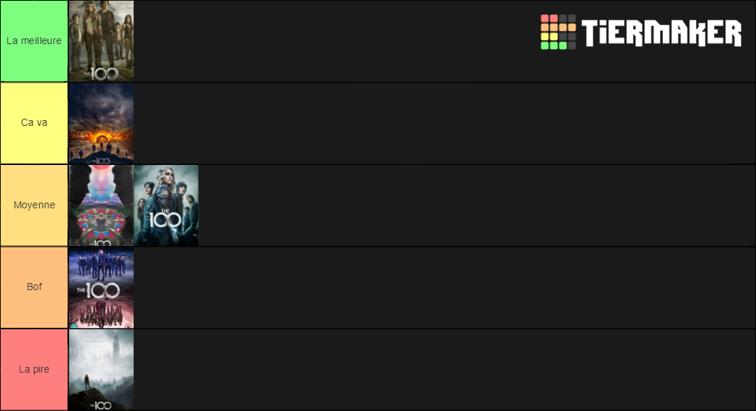 The 100 Seasons ranked Tier List (Community Rankings) - TierMaker