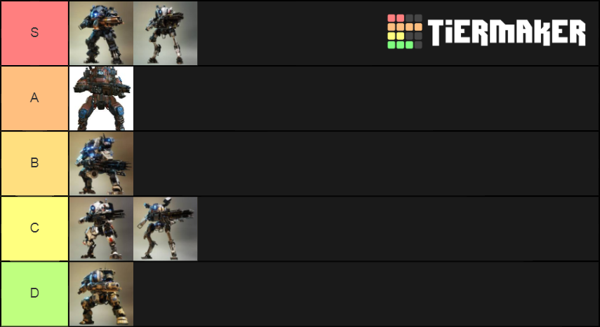 Titanfall 2 Titan Tier List (Community Rankings) - TierMaker