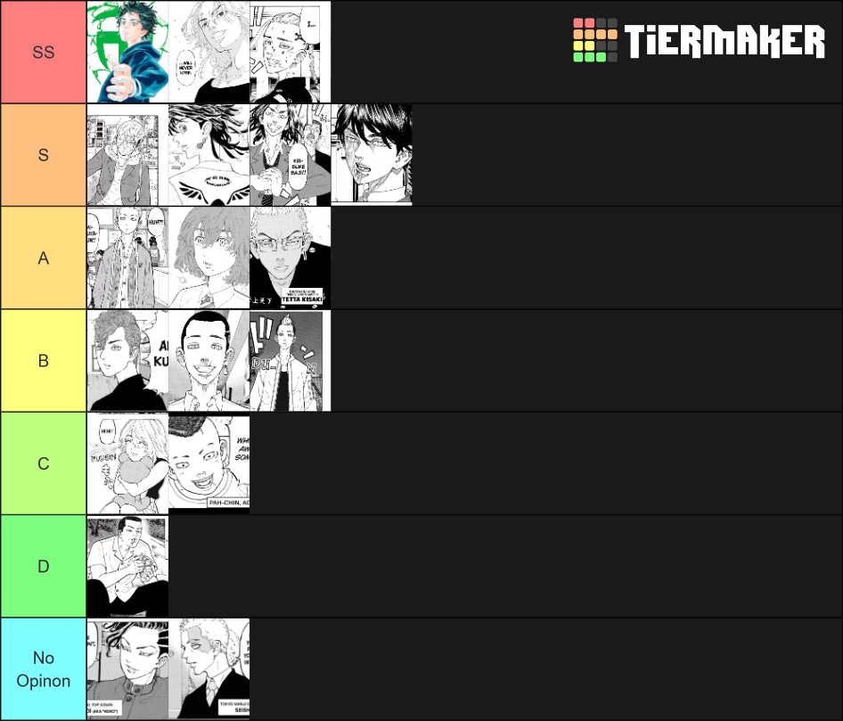 Tokyo Manji Revengers Tier List (Community Rankings) - TierMaker