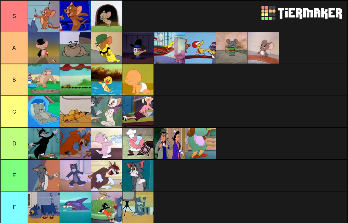 tom and jerry episodes tier list