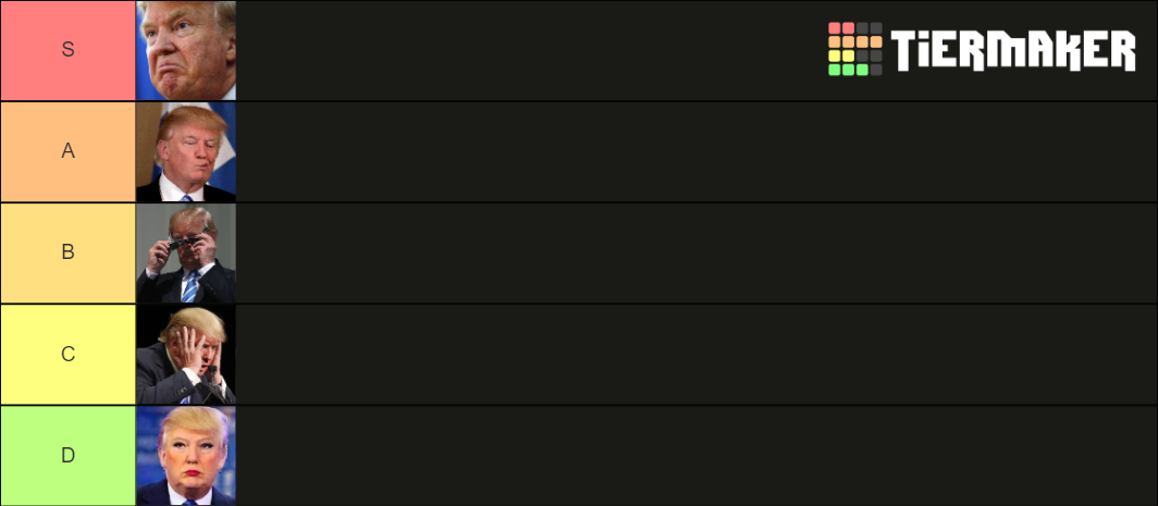 Donald Trump Tier List (Community Rankings) - TierMaker