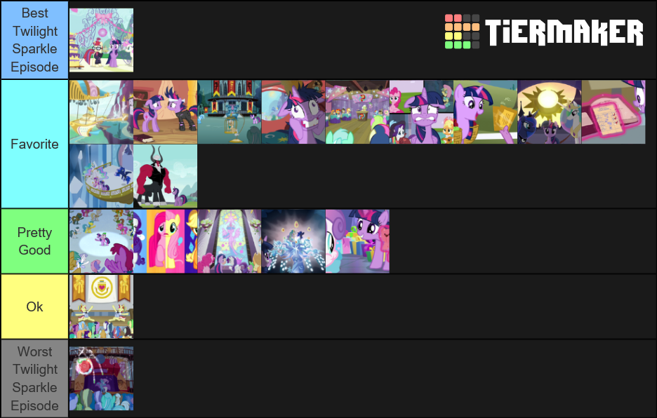 Twilight Sparkle Tier Tier List Rankings) TierMaker