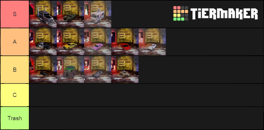 Twisted Metal 1 Vehicles Tier List (Community Rankings) - TierMaker