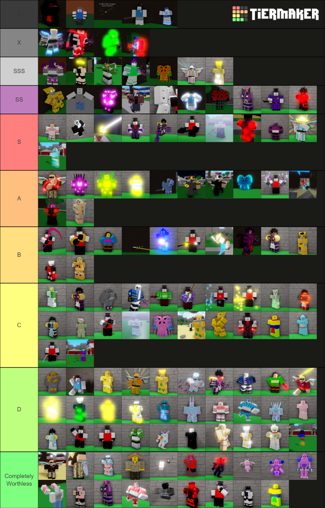 Value list 5.0 Tier List (Community Rankings) - TierMaker