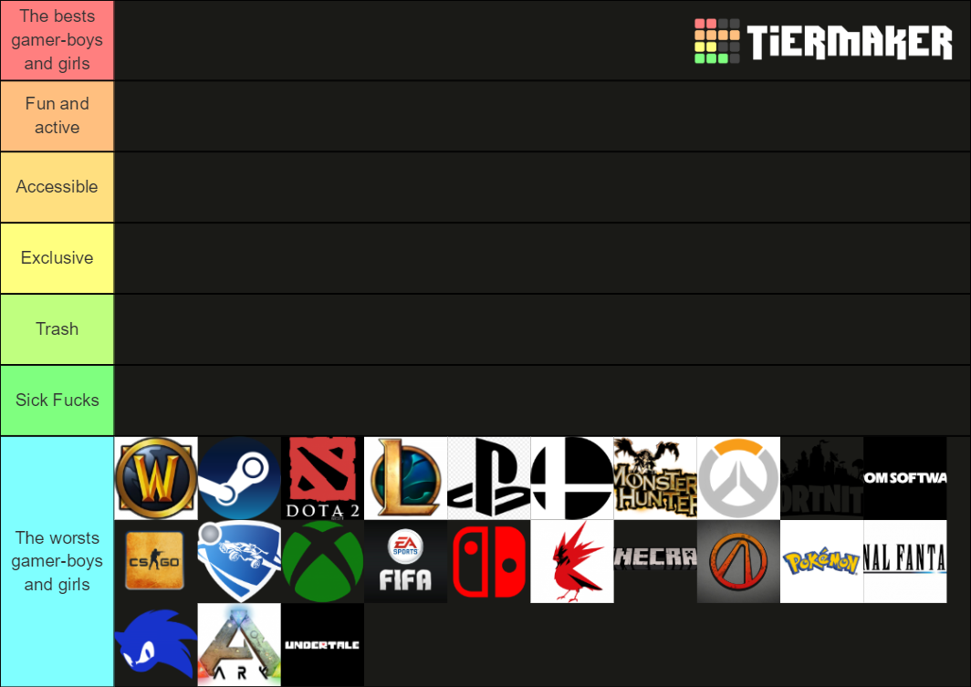 Video Games Communities Tier List (Community Rankings) - TierMaker