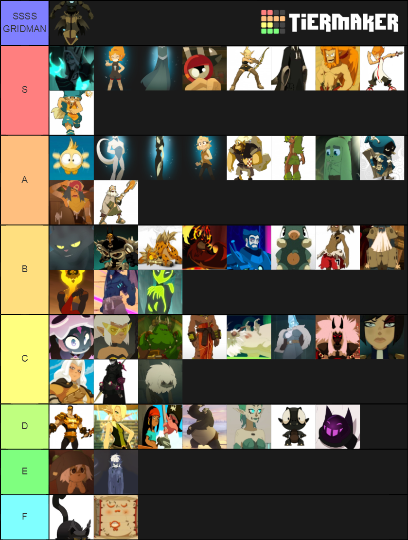 WAKFU CHARACTERS Tier List Rankings) TierMaker