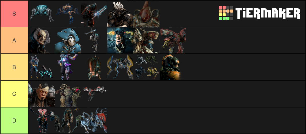 WF BOSSES Tier List (Community Rankings) - TierMaker