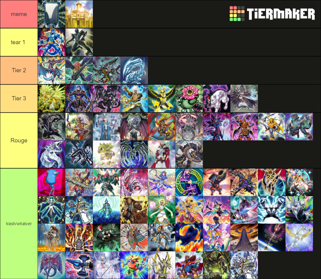 Yu-Gi-Oh! Duel Links Meta (2022) Tier List (Community Rankings) - TierMaker